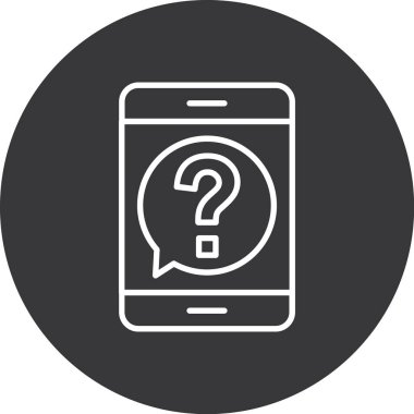 Sohbet simgesinin vektör illüstrasyonu