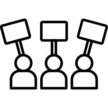 Konuşma baloncukları olan grup insanları vektör çizim tasarımı