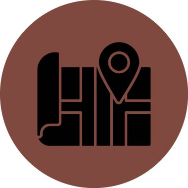 Harita işaretleyici vektör simgesi