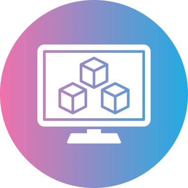 seo modern simgesinin vektör illüstrasyonu