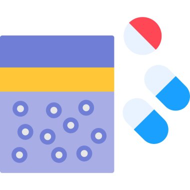 Haplar. Web simgesi basit illüstrasyon