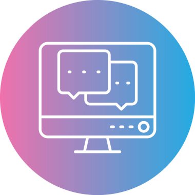 seo modern simgesinin vektör illüstrasyonu