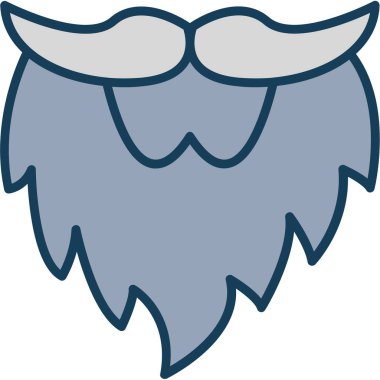 Hayvan vahşi ikonu ana hatlarıyla doldurulmuş