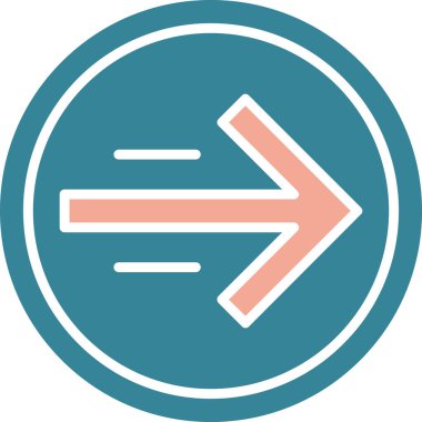 Ok. Web simgesi vektör illüstrasyonu