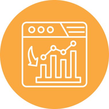 seo modern simgesinin vektör illüstrasyonu