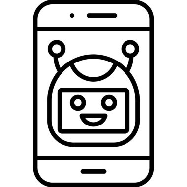 mobil kamera simgesi, vektör illüstrasyonu