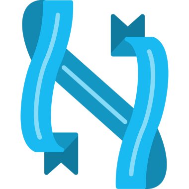 Bir çift ok ile mavi ve beyaz arkaplan vektör çizimi.