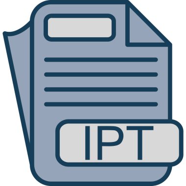 dosya biçimi simgesi, vektör illüstrasyonu