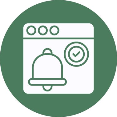 Çamaşır makinesi simgesinin vektör illüstrasyonu