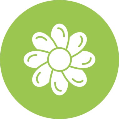 ayçiçeği simgesi, vektör, illüstrasyon