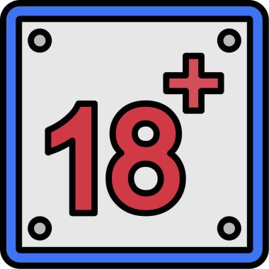 118 artı işareti, vektör illüstrasyonu