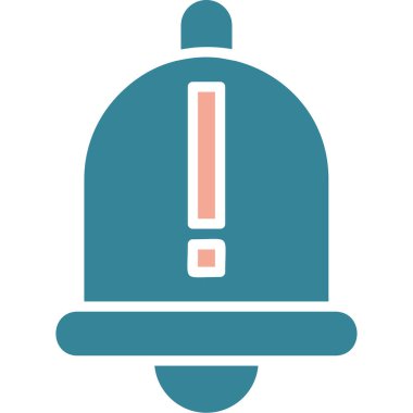 Alarm acil durum simgesi düz biçimli