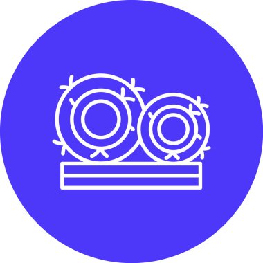 Modern bir simgenin vektör illüstrasyonu