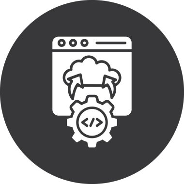 Web tasarım simgesi, vektör illüstrasyonu