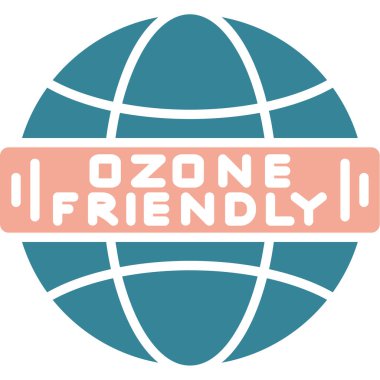 Dünyanın modern bir işaretinin vektör illüstrasyonu.