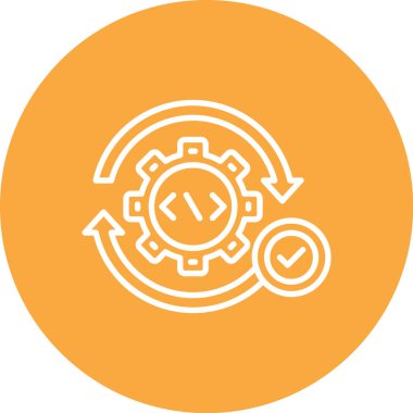 dişli simgesi vektör illüstrasyonu