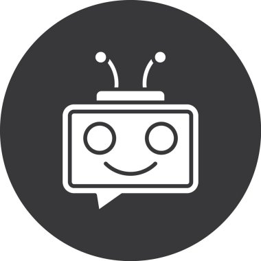 konuşma balonu simgesi, vektör illüstrasyonu