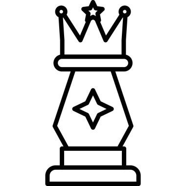 Taç. Web simgesi basit illüstrasyon