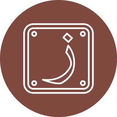 vektör ramazan lamba simgesi