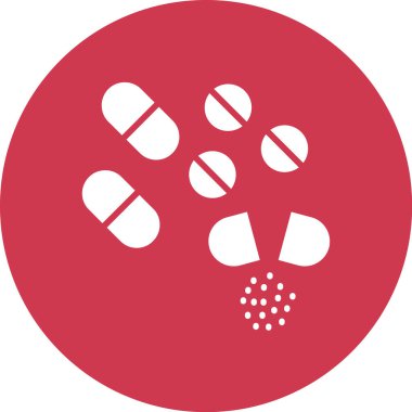 İlaç simgesinin vektör illüstrasyonu