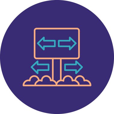 ok simgesi vektör illüstrasyonu