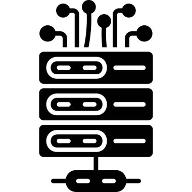 veri sunucu vektör simgesi