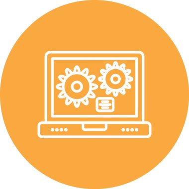 seo modern simgesinin vektör illüstrasyonu