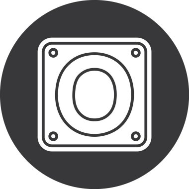 hoparlör vektör illüstrasyonu