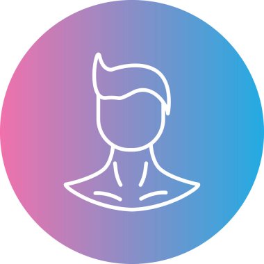 avatar simgesi vektör illüstrasyonu