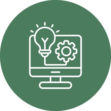 bilgisayar simgesi vektör illüstrasyonu