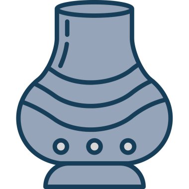 Ampul. Web simgesi basit illüstrasyon