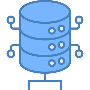 veritabanı web simgesi basit tasarımı