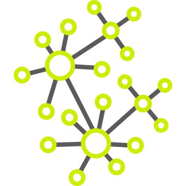Vektör ağı yapısı. ağ simgesi. düz simge.