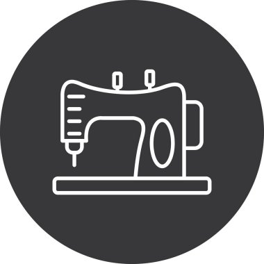 Modern dikiş simgesinin vektör illüstrasyonu