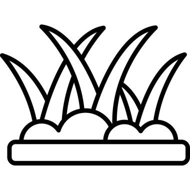 Kaktüs. Web simgesi basit illüstrasyon