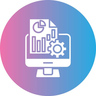 seo modern simgesinin vektör illüstrasyonu