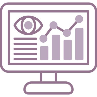 İş analizi vektör simgesi