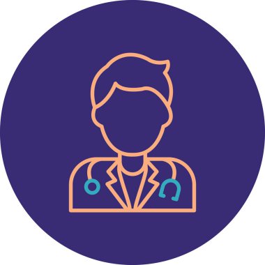 Doktor Simge vektör illüstrasyonu