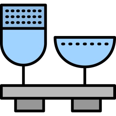 Şarap kadehi vektör simgesi. özet biçimi illüstrasyonu