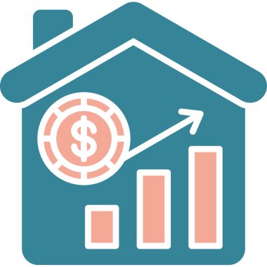 Ev. Web simgesi vektör illüstrasyonu