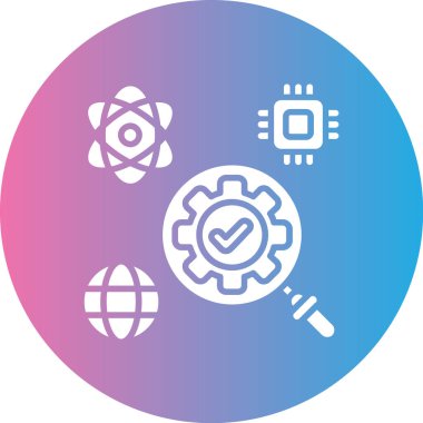 seo modern simgesinin vektör illüstrasyonu