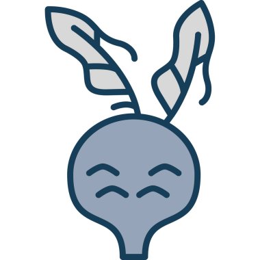 Paskalya yumurtası vektör simgesi