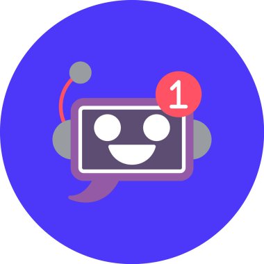 vektör sohbet web simgesi