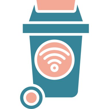 Bir kahve makinesinin vektör çizimi