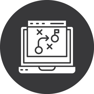 Web simgesi, vektör illüstrasyonu