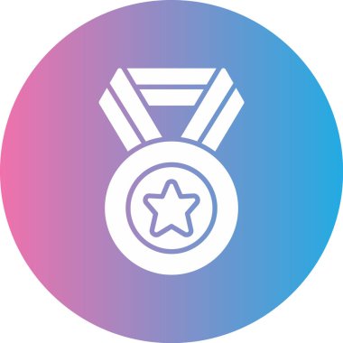 Web simgesi, vektör çizim madalya