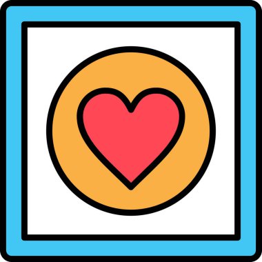kalp aşk ikonu