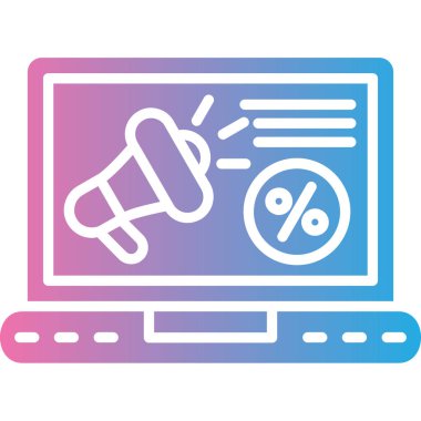 seo modern simgesinin vektör illüstrasyonu