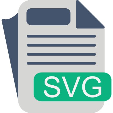 dosya biçimi simgesi, vektör illüstrasyonu