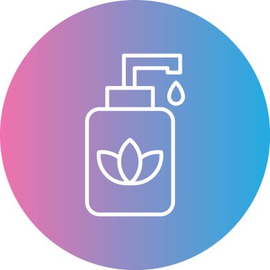 Güzellik ve moda simgelerinin vektör çizimi